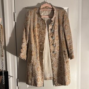 Elegant vintageTan Paisley Women's petticoat